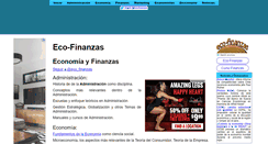 Desktop Screenshot of eco-finanzas.com