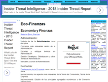 Tablet Screenshot of eco-finanzas.com